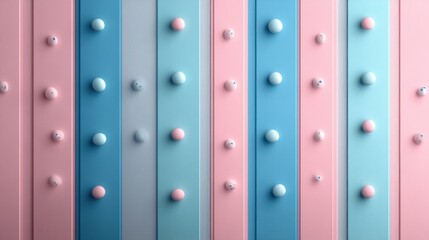 Abstract pastel colored background with vertically aligned, rounded shapes.