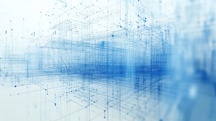 Abstract architectural digital network design.