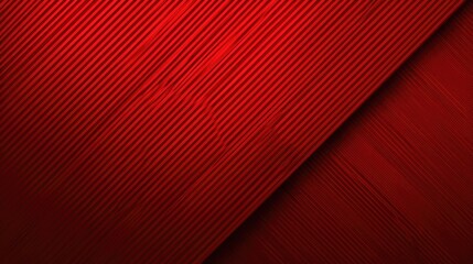Red corrugated layered design