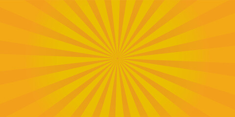 Abstract orange background with circles. comic vector background