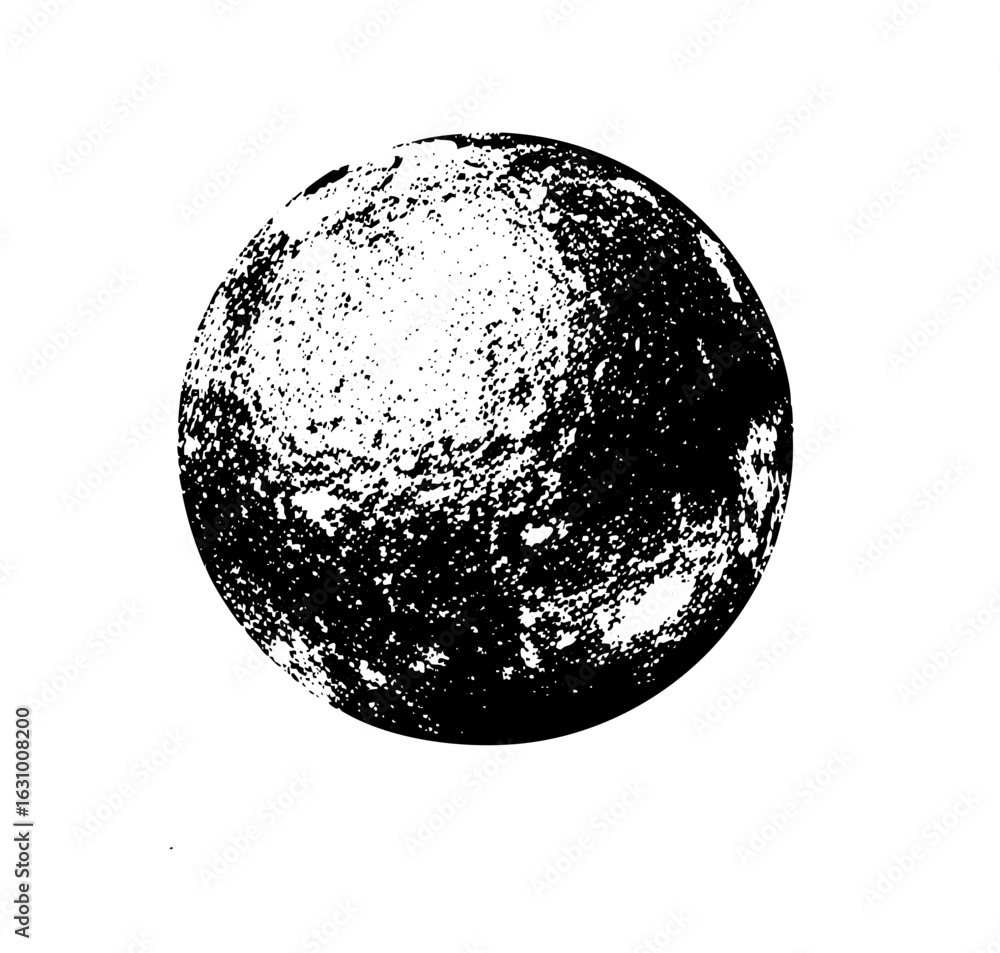 Poster vector abstract sphere with textured surface