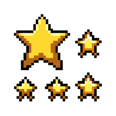 Obraz premium Dot Star. Game style. RPG. Rare. Icon. glitter. space.