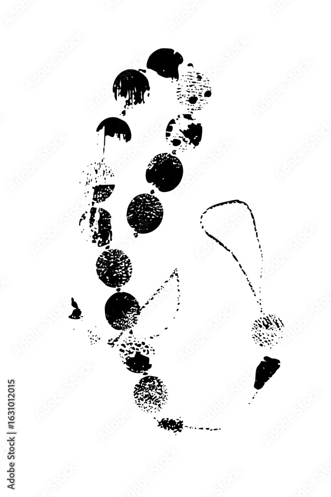 Aufkleber vector abstract black vector shapes form a dynamic flowing .
