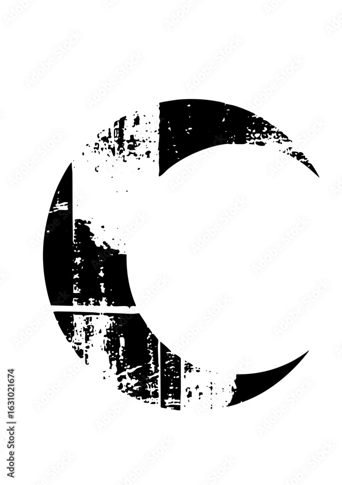 Poster vector abstract geometric shape with a dynamic arrow .