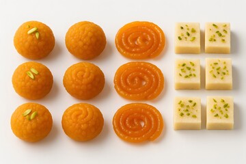 Indian Festive Desserts: A Colorful Platter of Traditional Mithai Treats
