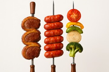 Grilled Skewers: Delicious Meat and Veggies for a Nutritious BBQ