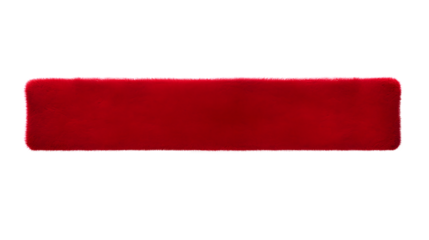 A solid red rectangle with rounded corners on transparent background