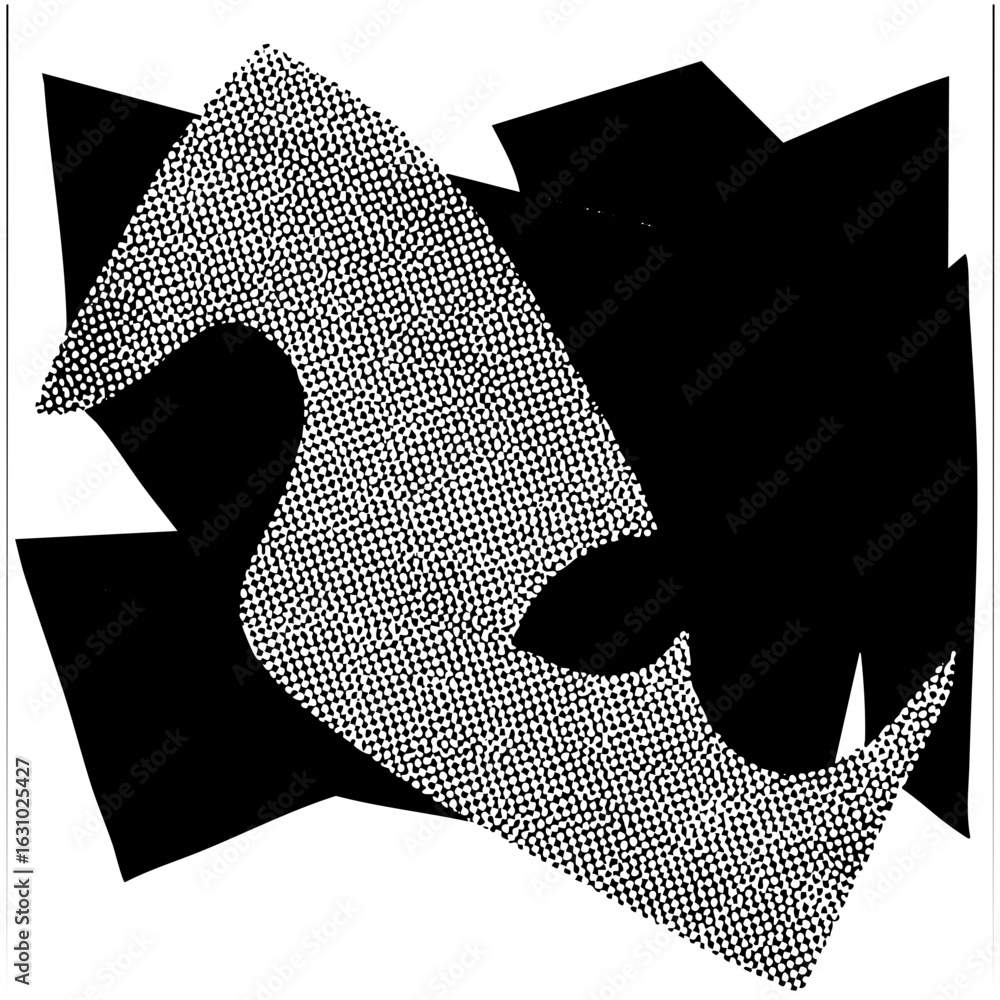 Poster vector abstract interlocking shapes create a dynamic .