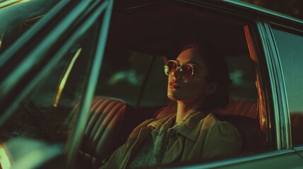 90s Nostalgia. Vintage Film Aesthetic. Images styled with retro 90’s touches. such as vintage clothing, film grain, or neon hues.