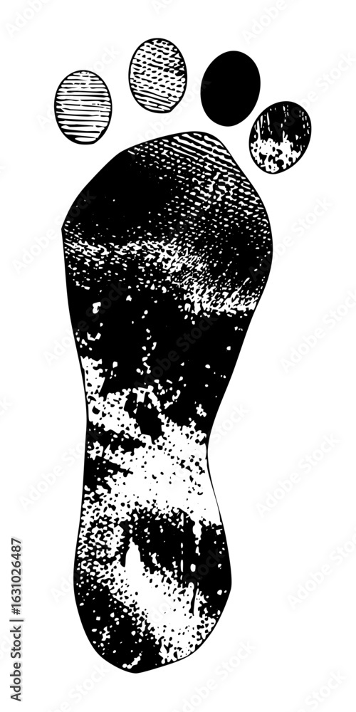 Poster vector footprint with celestial spheres