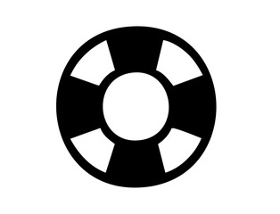 Fototapeta premium Summer Icon 10B : Swim Ring (Float), swim ring, beach, summer, water, pool, inflatable, circle, fun, safety, colorful, ocean, tropical, holiday, relaxation, 
