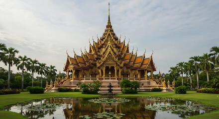 The Wat Phra Kaew in Bangkok is a landmark of Thai architecture and Buddhist religion, while the ancient Wat Phra Si Sanphet in Ayutthaya showcases the history and culture of Siam