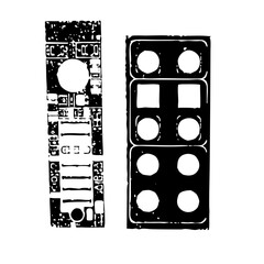 Vector Geometric dominoes and abstract showcase vector .