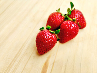 Natural Strawberry Composition for Stock Image