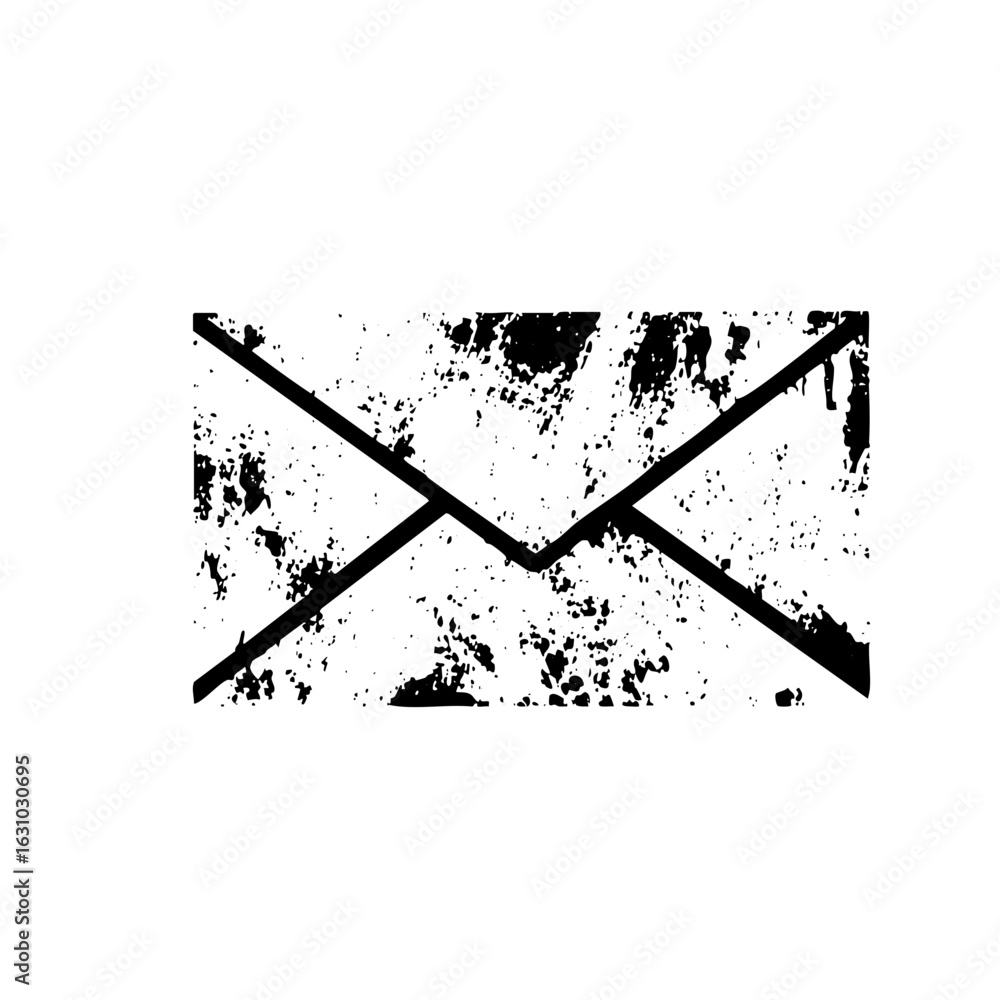 Poster vector abstract crossed lines with distressed texture.