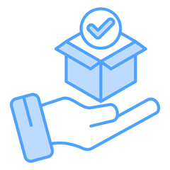 Product Blue Icon Element For Design