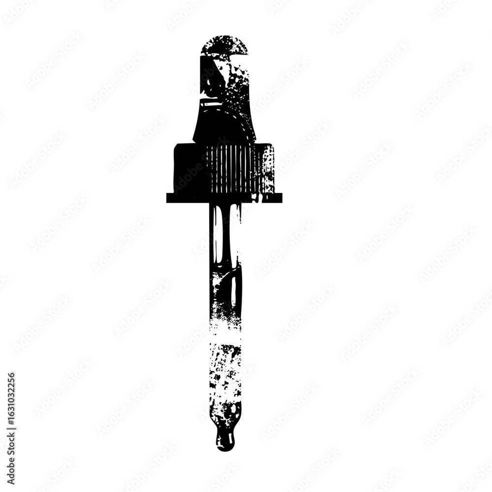 Poster vector distressed spark plug with dripping effect.