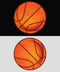 Basketball ball vector illustration
