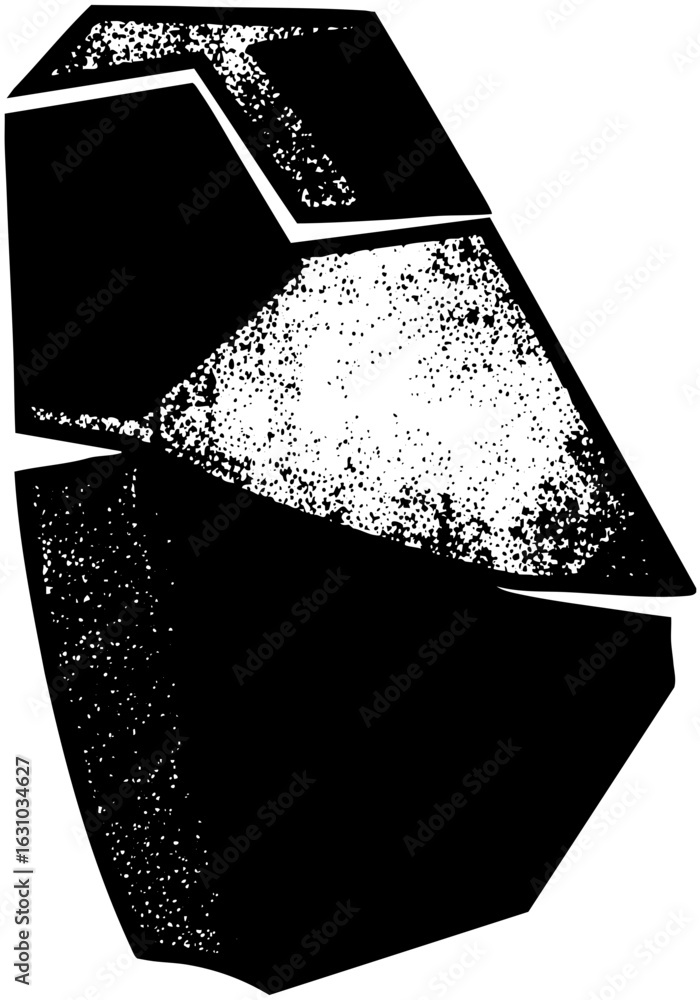 Poster vector abstract geometric shapes with speckled texture create a dynamic composition.
