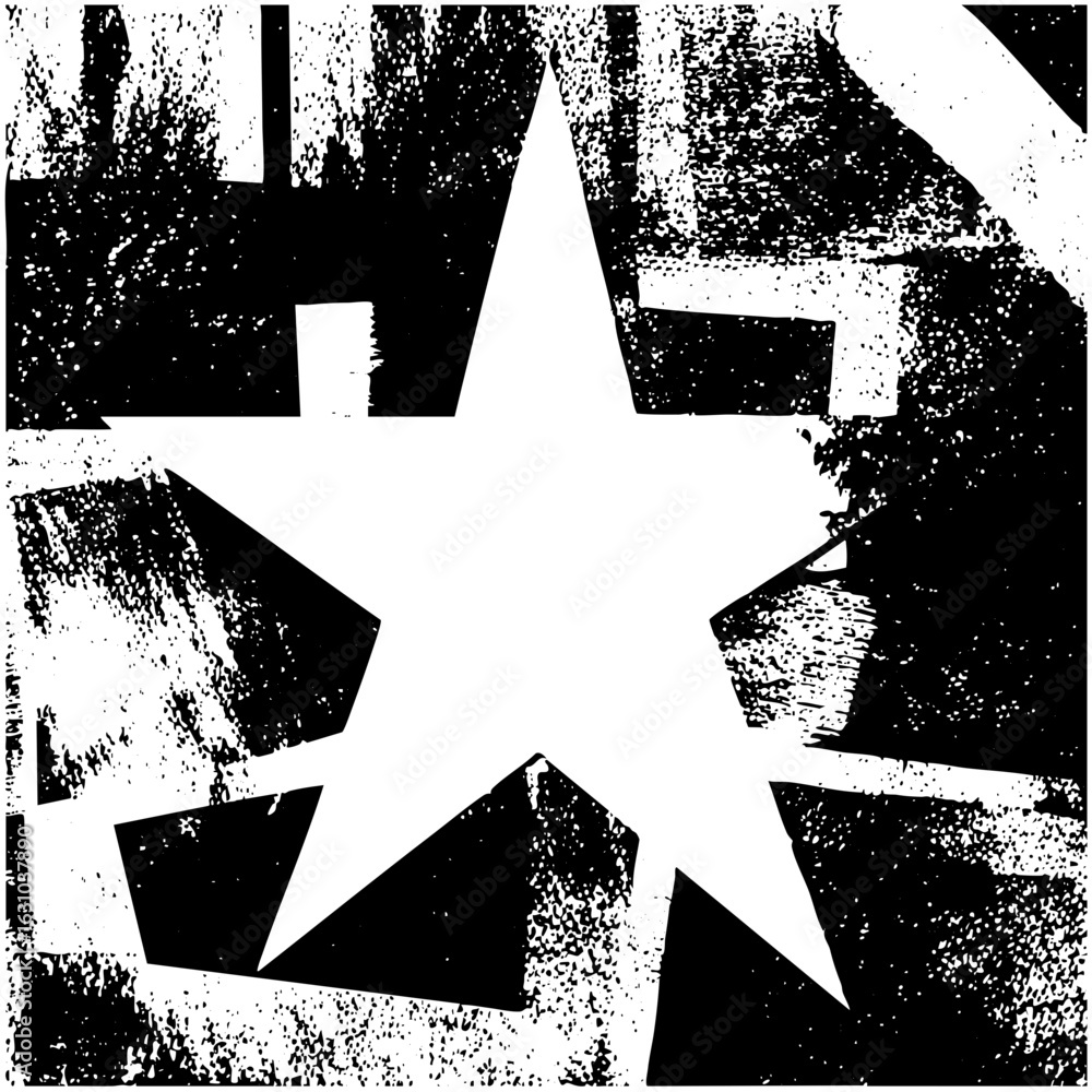Aufkleber vector abstract starburst with distressed texture.