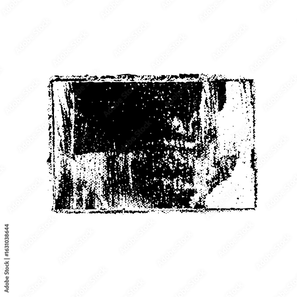 Aufkleber vector abstract rectangle with distressed texture creates a bold element.