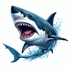 Angry Shark Logo Design Very cOOL