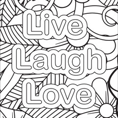 motivational quotes flower beautiful coloring page 