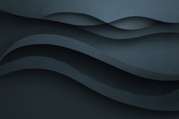 abstract dark waves form a layered abstract background, perfect for elegant branding, modern interfaces, or minimalist presentations.