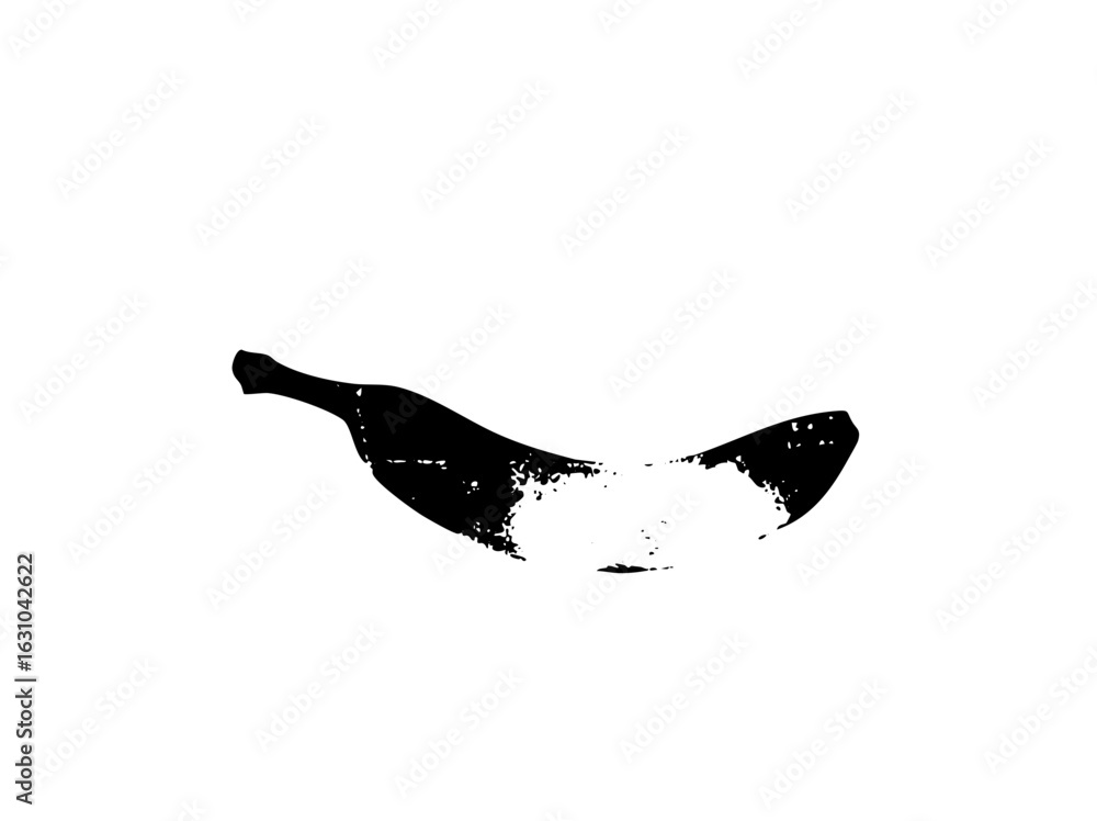 Poster vector abstract bird silhouette with fragmented elements.