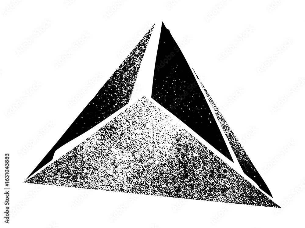 Aufkleber vector abstract geometric triangles form a dynamic textured .