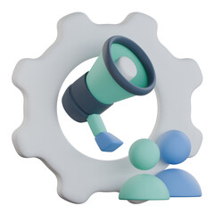 Co-marketing campaign 3D Icon colorful style