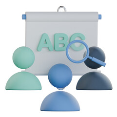 Partner onboarding guide 3D Icon colorful style