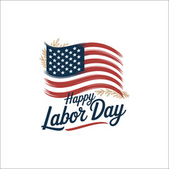 Happy labor day celebration design isolated on white background isolated on transparent background