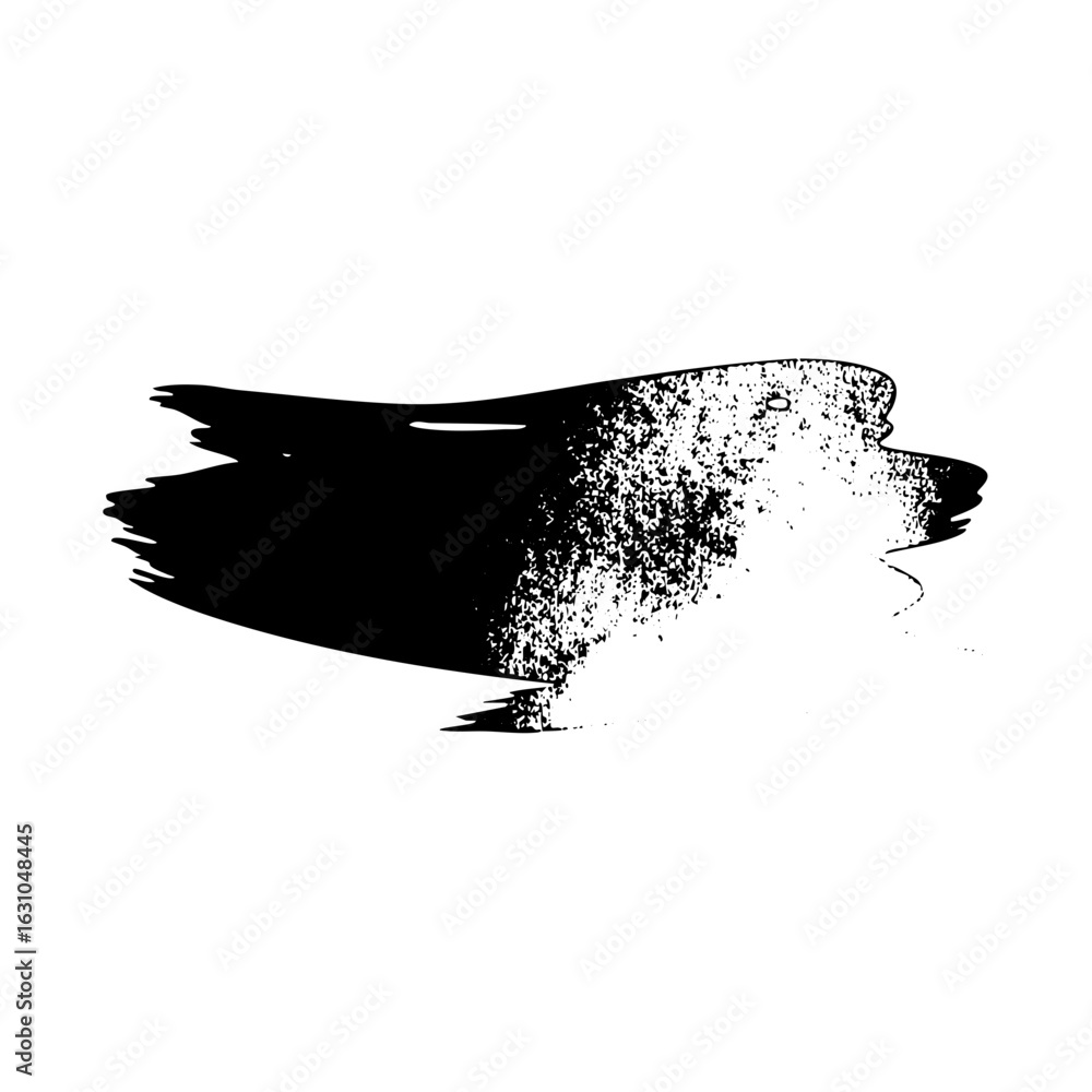 Poster vector abstract skunk with textured fur and bold shapes.