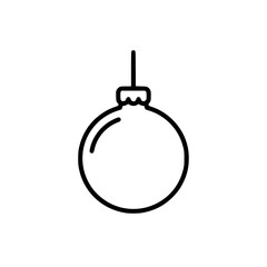 Obraz premium icon christmas ball