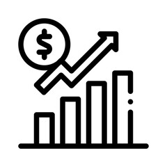revenue line icon