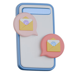 Outreach Email 3D Icon Colorful Style