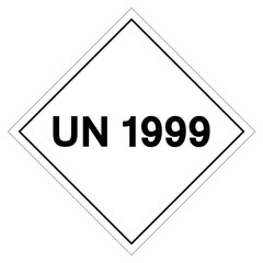 UN 1999 Symbol Sign , Vector Illustration, Isolate On White Background Label.EPS10