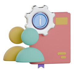 Partner onboarding guide 3D Icon Colorful Style