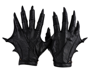 Bat Wing Leather Glove PNG