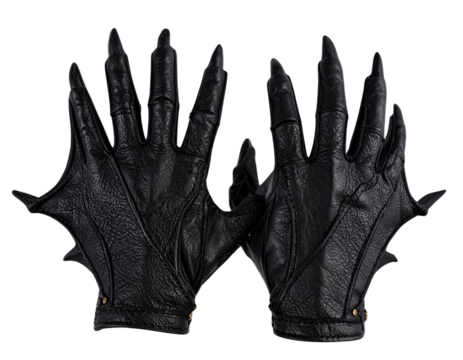 Bat Wing Leather Glove PNG