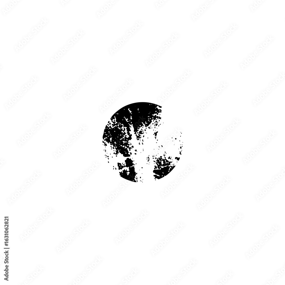 Poster vector abstract globe with distressed texture