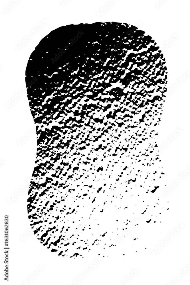Poster vector abstract decaying shape with granular texture