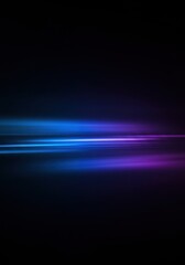 Abstract Blue Light Streaks Background