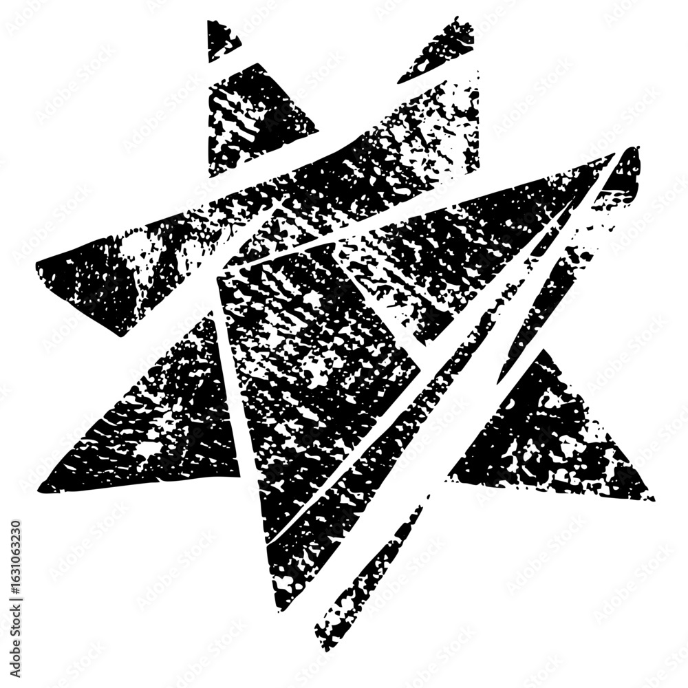 Poster vector abstract starburst with distressed vector elements.
