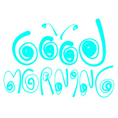 Obraz premium Expression Good morning