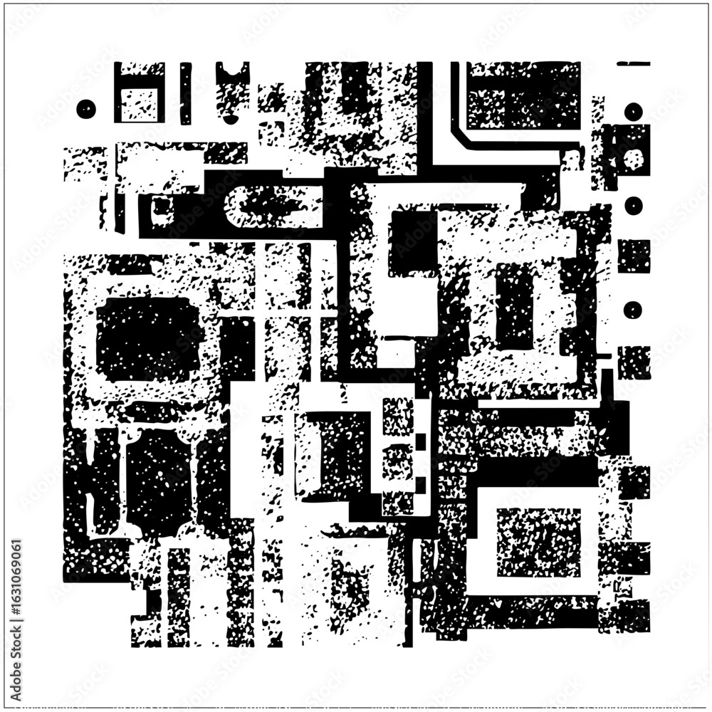 Aufkleber vector abstract geometric shapes and circles create a modern .