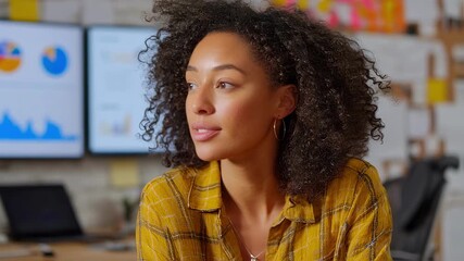 Closeup of diversity manager presenting datadriven insights on gender balance and ethnic diversity trends during a team meeting in a collaborative workspace.