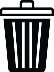 Trash Can Silhouette