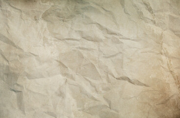 Crumpled old paper texture for design.